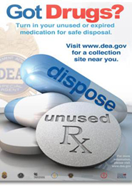 Taking Back Unwanted Prescription Drug Day-April 27, 2013